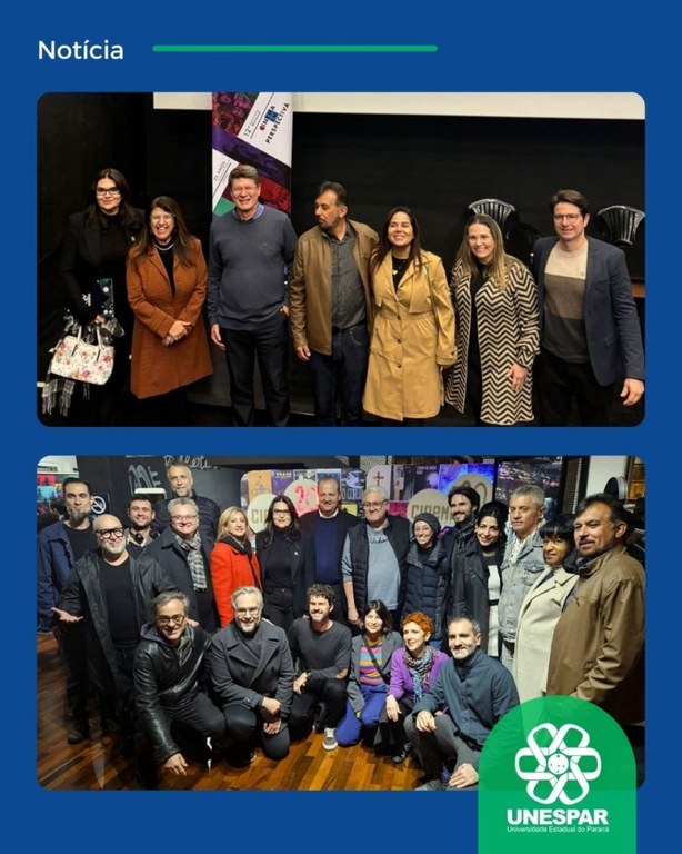 Seti e Unespar anunciam investimento de cerca de 1 milhão de reais durante evento de celebração dos 20 anos do curso de Cinema e Audiovisual
