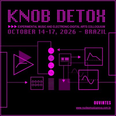 Cartaz do Knob Detox 2026 Cartaz do Knob Detox 2026