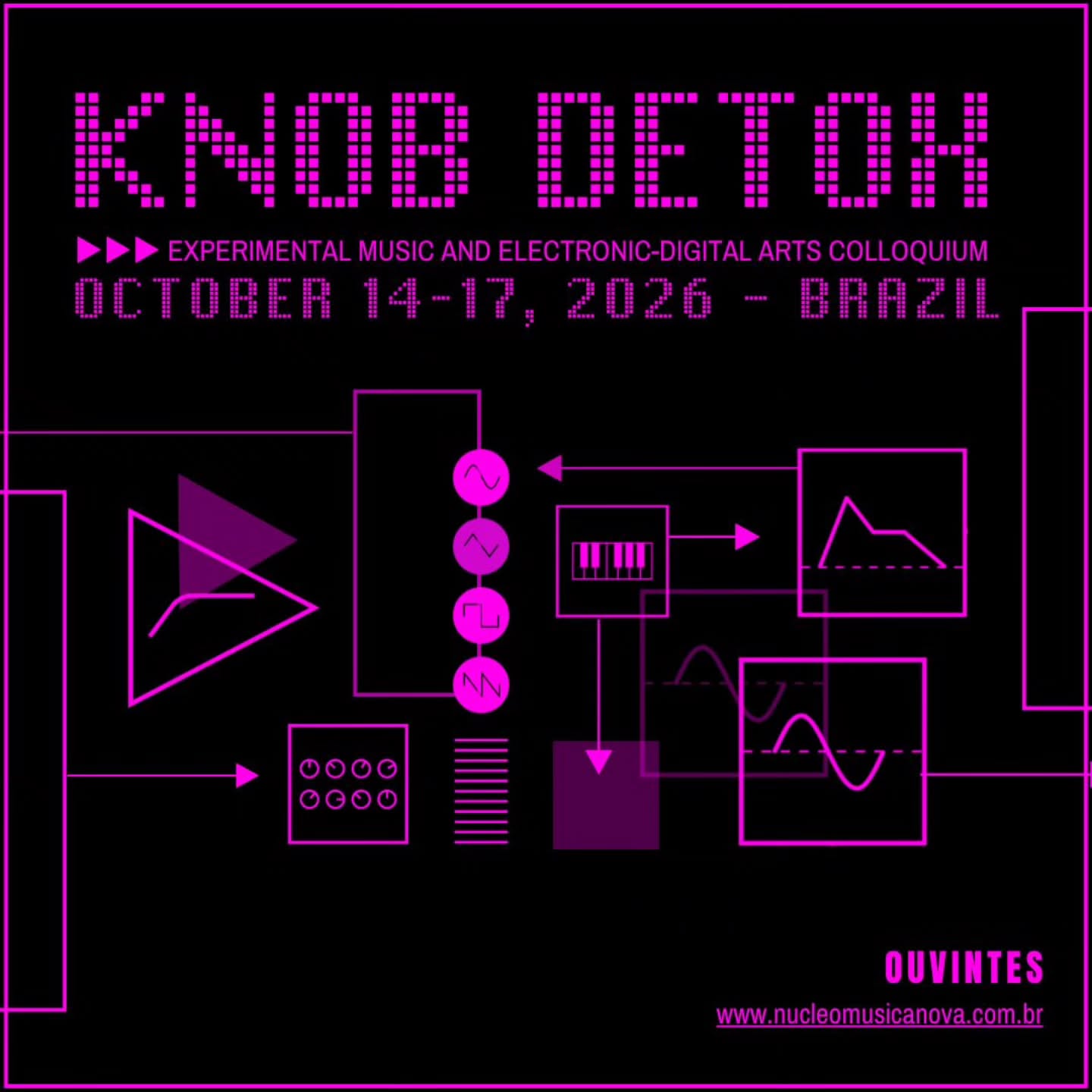 Cartaz do Knob Detox 2026