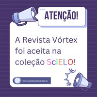 A Revista Vórtex (ISSN 2317–9937), vinculada ao Programa de Pós-graduação em Música (PPGMus) da UNESPAR e reconhecida com Qualis A1, foi aceita na prestigiada coleção SciELO! Esta conquista reflete o compromisso da Vórtex com a excelência acadêmica e seu alinhamento com padrões internacionais de divulgação científica.

Atualmente, a equipe editorial está implementando as adequações exigidas pelas diretrizes da SciELO. Em breve, a revista passará a aceitar submissões tanto no formato tradicional de avaliação duplo-cega quanto no modelo de ciência aberta, permitindo também PrePrint.

Para mais informações, acesse: https://periodicos.unespar.edu.br/vortex/announcement/view/152

Compartilhe esta novidade e acompanhe as próximas atualizações!